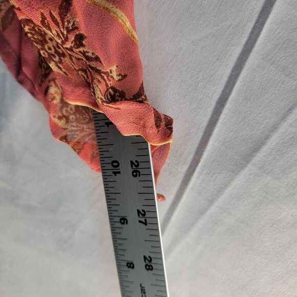 NWT Label Ritu Kumar 100% Viscose Pink Floral Sakshki Mini Dress Split Sleeve M - Picture 10 of 11